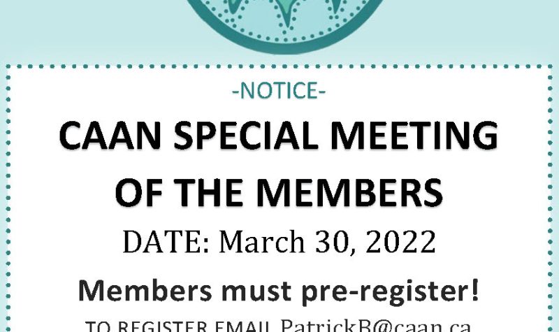 Special Meeting of the Members